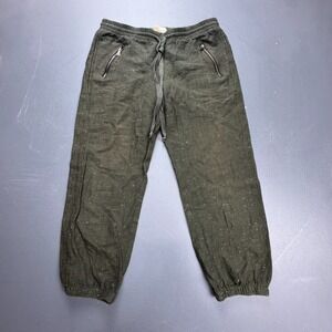 Cloth & Stone Jogger Pants Women's Small Green Cotton Blend Pull-On Casual Comfy